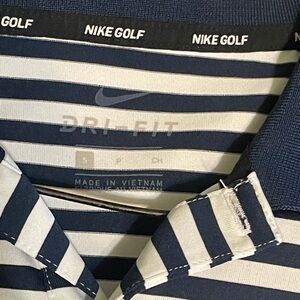 Brand New! Nike Golf Striped Polo Shirt